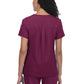 Women's 2-Pocket V-Neck Tuck-In Aura Top - C100 - Wine
