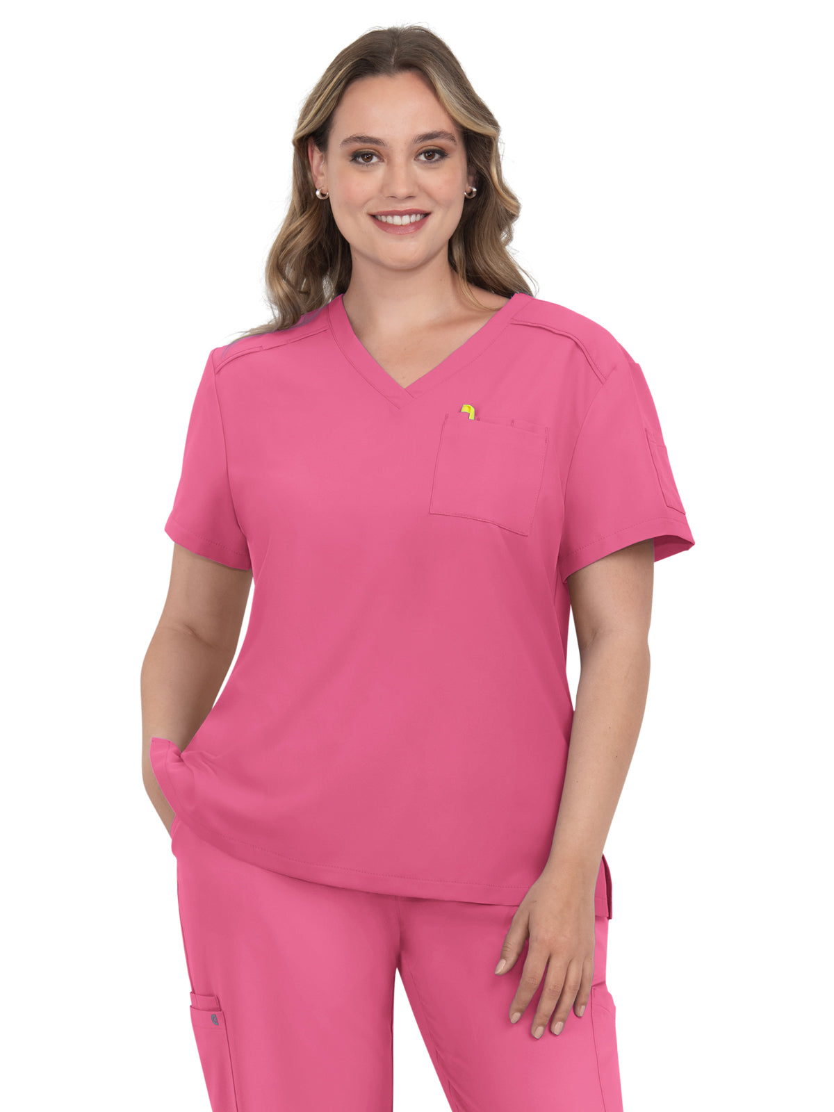 Women's 2-Pocket V-Neck Tuck-In Aura Top