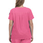 Women's 2-Pocket V-Neck Tuck-In Aura Top - C100 - Carnation