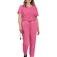 Women's 2-Pocket V-Neck Tuck-In Aura Top - C100 - Carnation