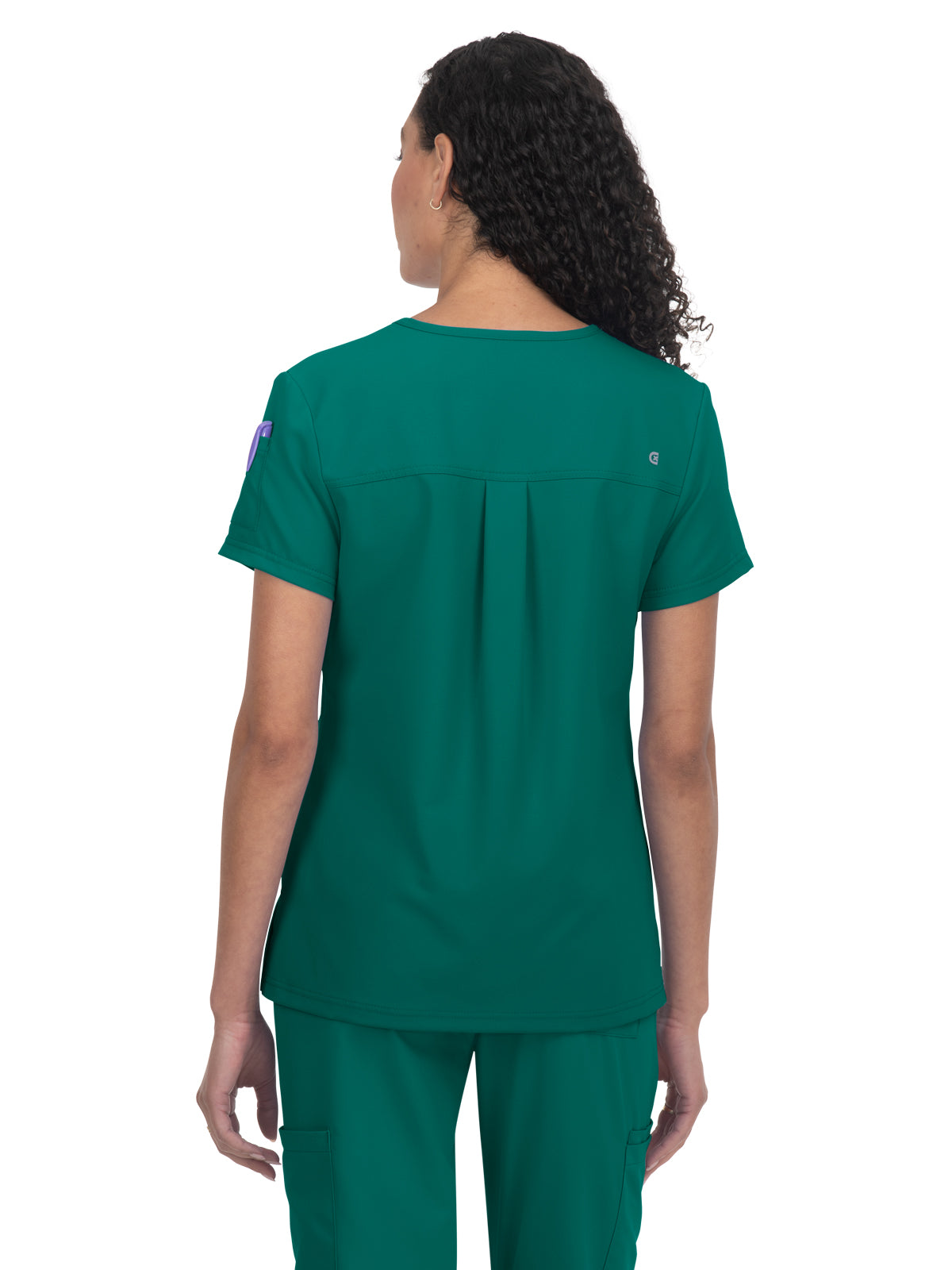 Women's 3-Pocket V-Neck Cardi Scrub Top