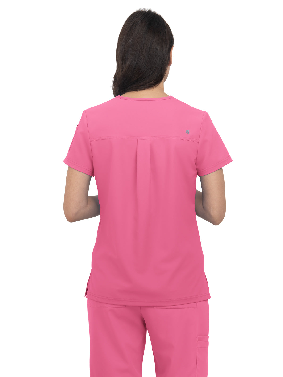 Women's 3-Pocket V-Neck Cardi Scrub Top