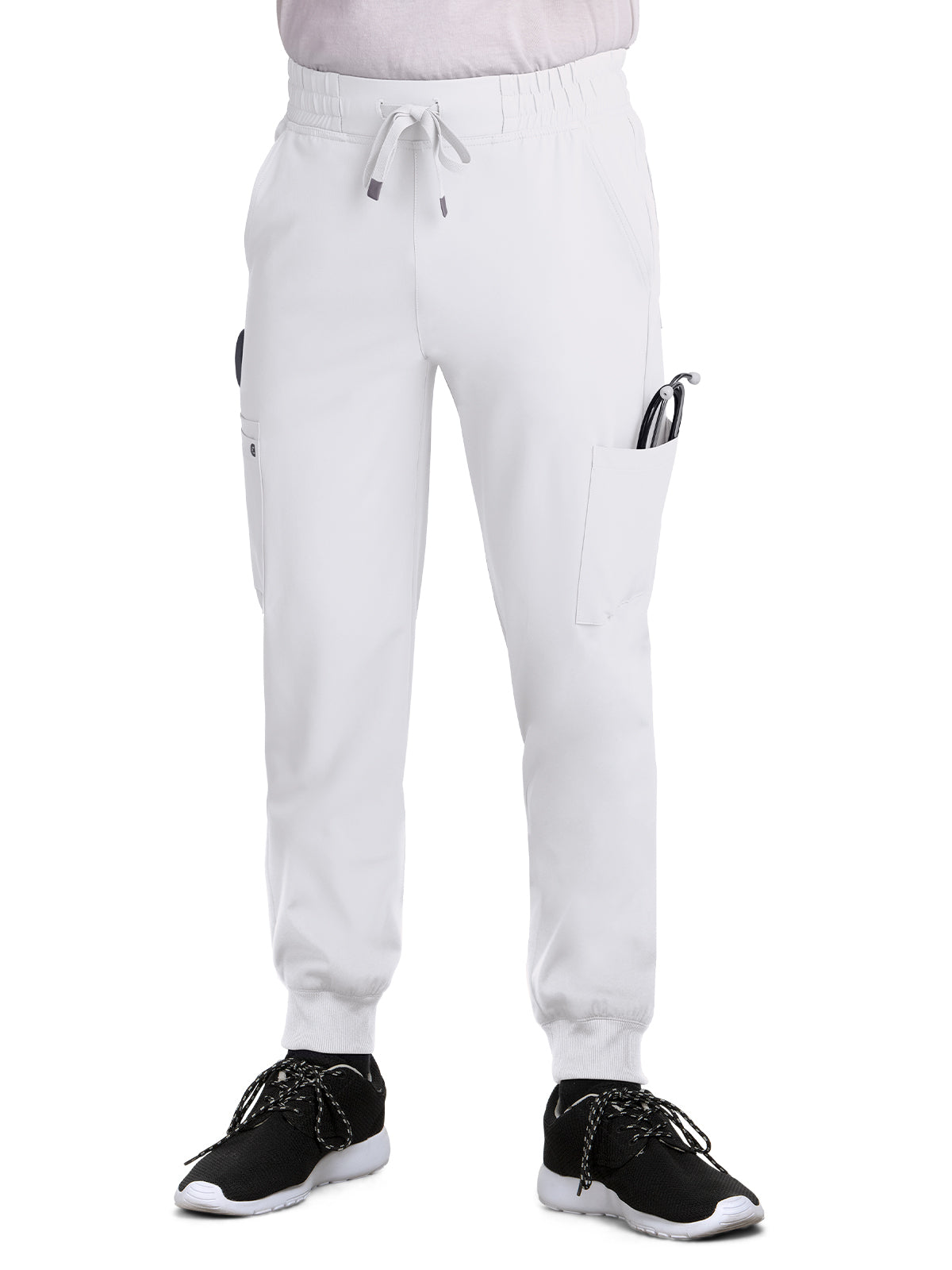 Men's Drawstring Elastic Waist Connective Jogger Pant