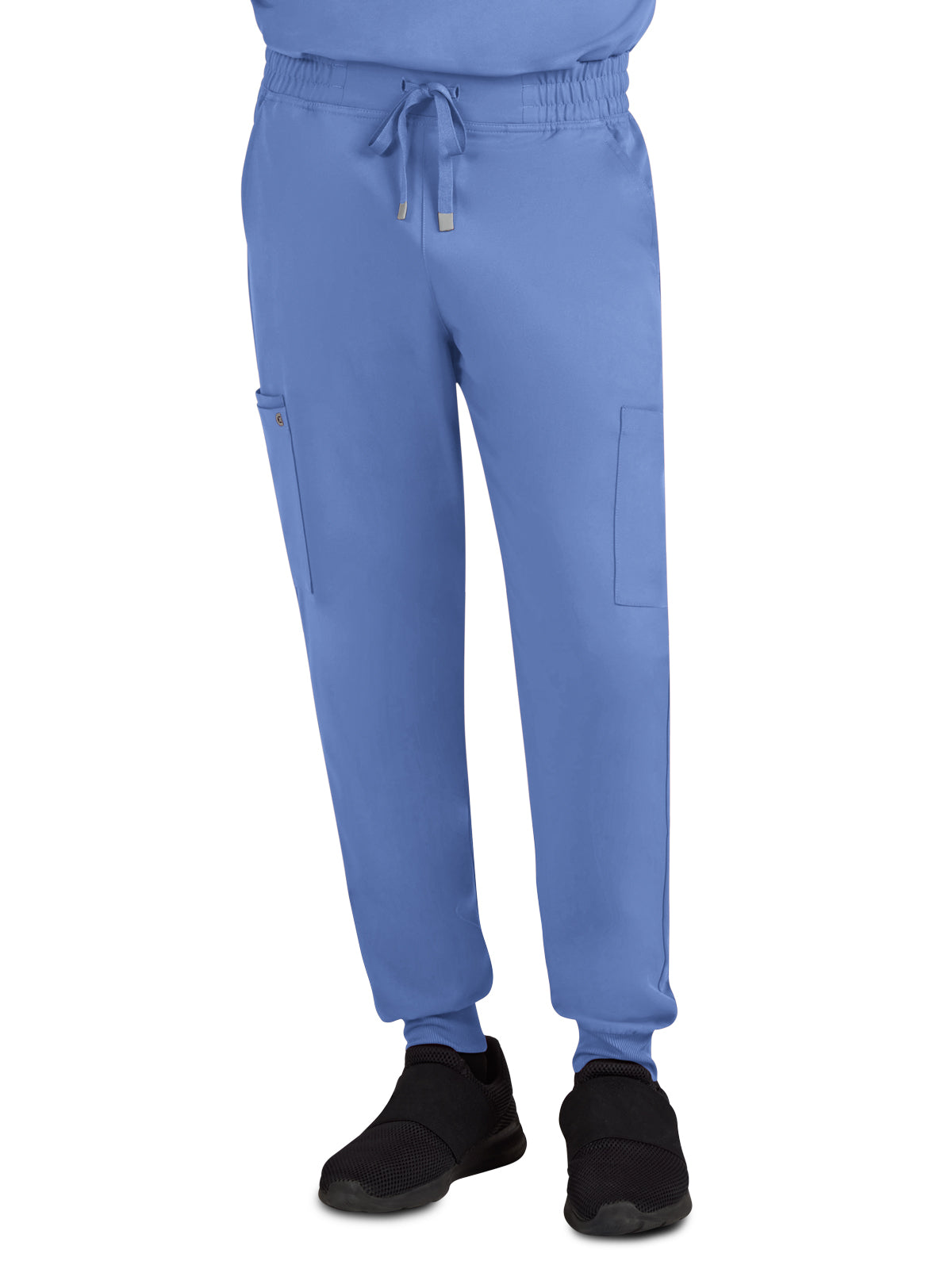 Men's Drawstring Elastic Waist Connective Jogger Pant