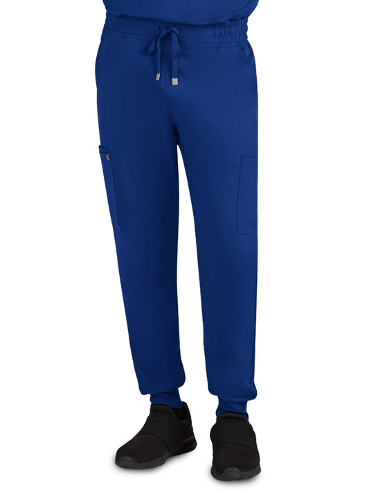 Men's Drawstring Elastic Waist Connective Jogger Pant