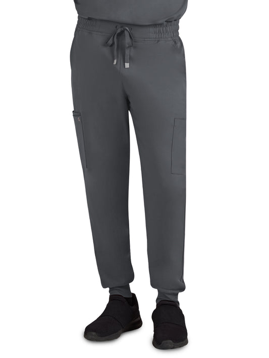 Men's Drawstring Elastic Waist Connective Jogger Pant