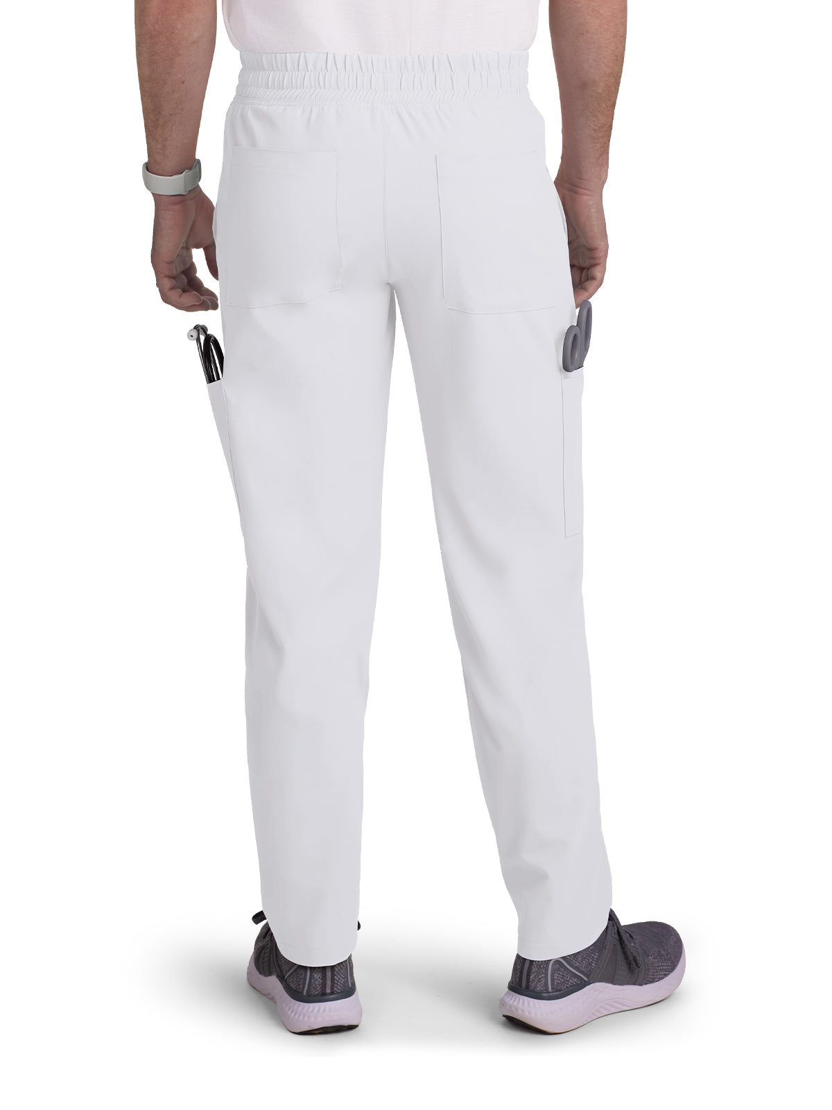 Men's 6-Pocket Drawstring Elastic Waist Neuro Pant