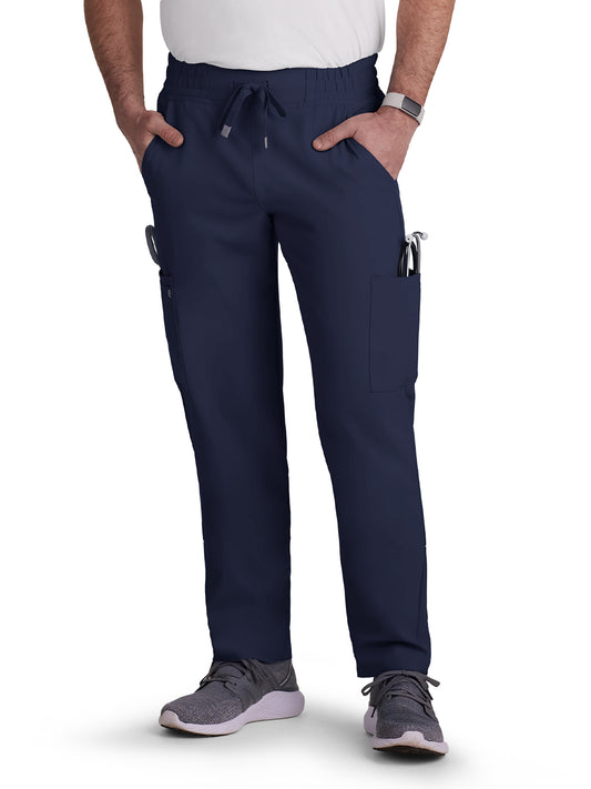 Men's 6-Pocket Drawstring Elastic Waist Neuro Pant