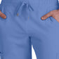 Men's 6-Pocket Drawstring Elastic Waist Neuro Pant