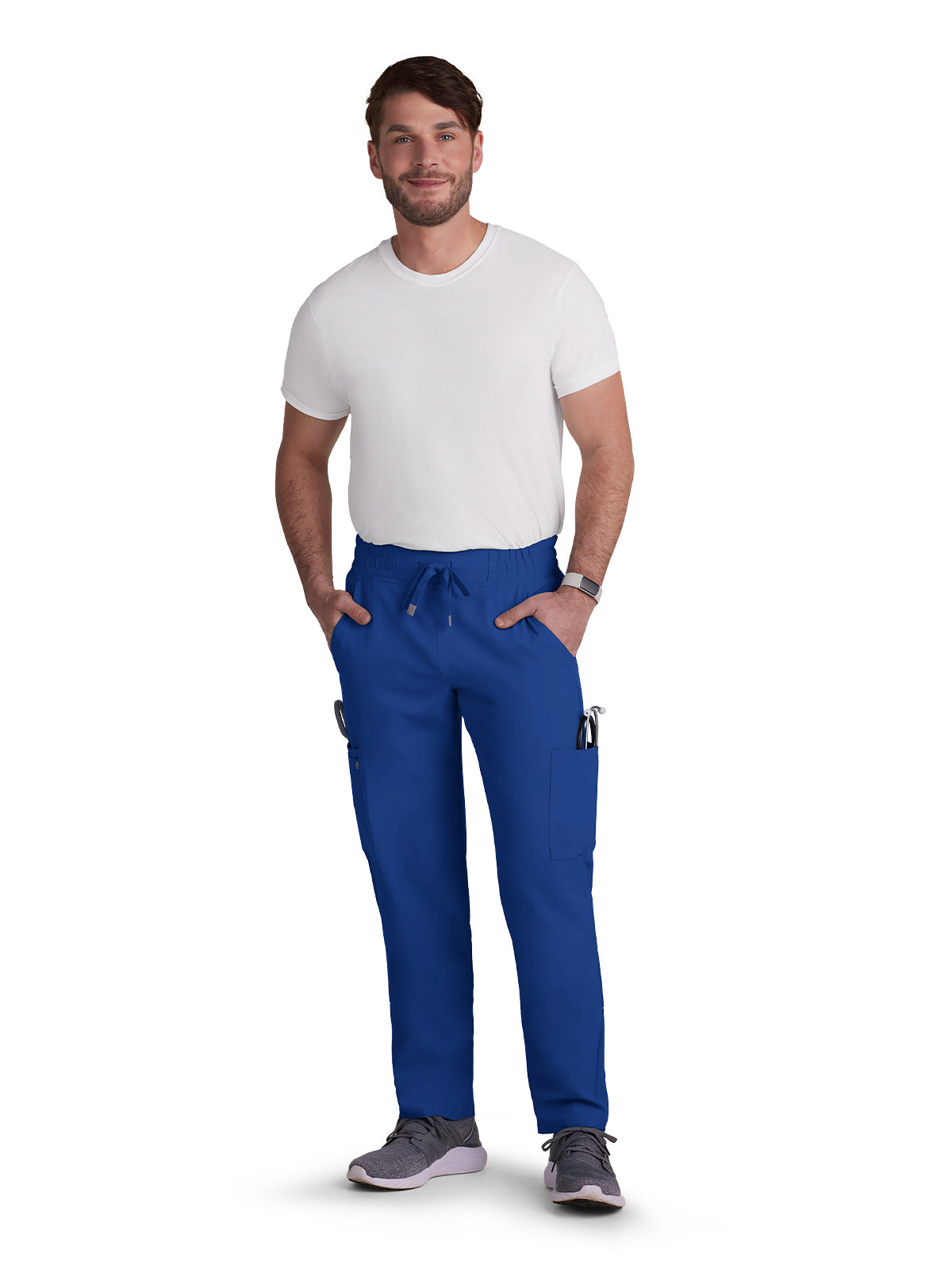 Men's 6-Pocket Drawstring Elastic Waist Neuro Pant