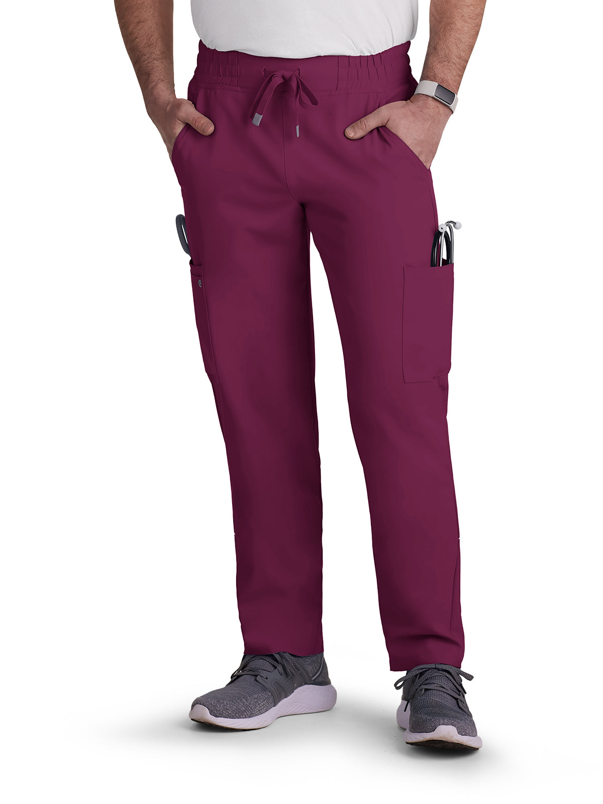 Men's 6-Pocket Drawstring Elastic Waist Neuro Pant