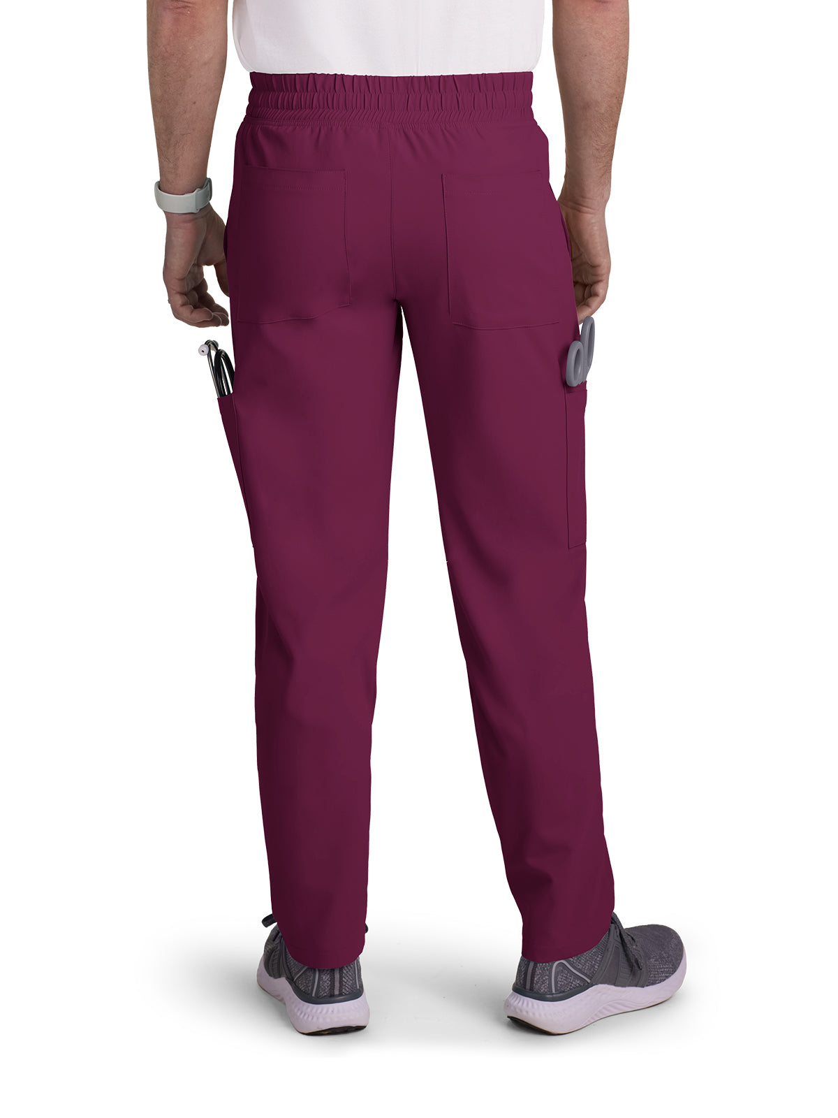 Men's 6-Pocket Drawstring Elastic Waist Neuro Pant