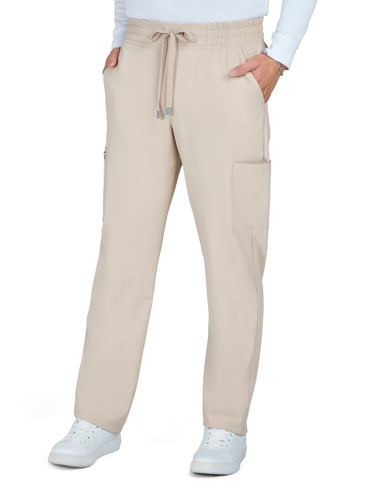 Men's 6-Pocket Drawstring Elastic Waist Neuro Pant