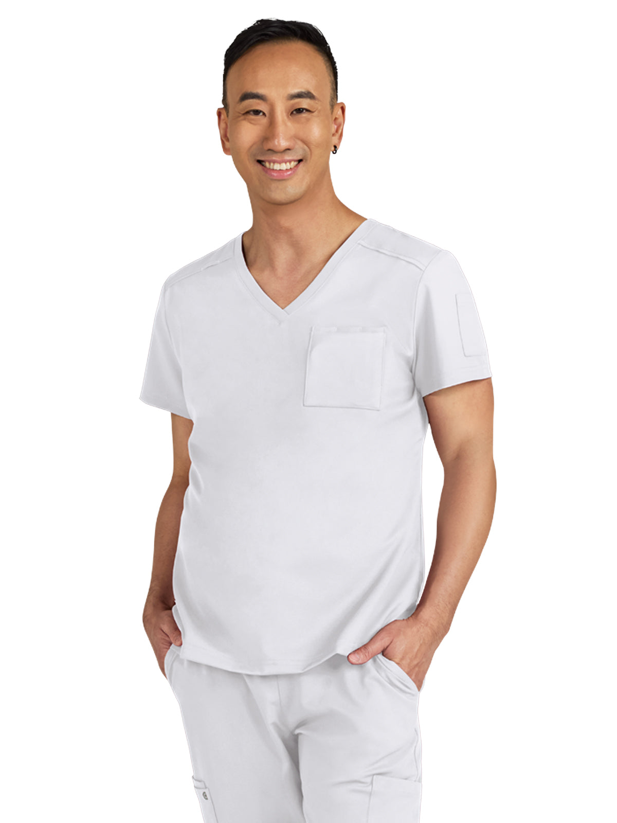 Men's Chest Pocket V-Neck Arthro Top