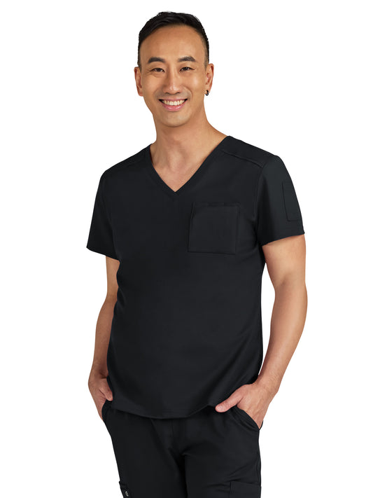 Men's Chest Pocket V-Neck Arthro Top