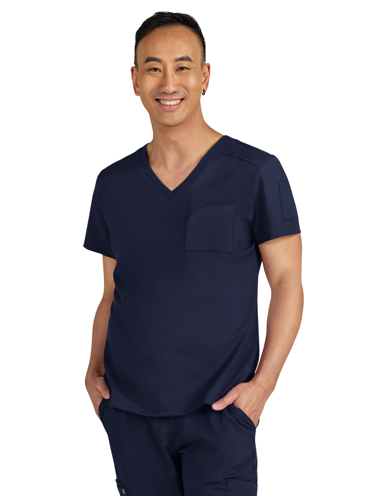 Men's Chest Pocket V-Neck Arthro Top