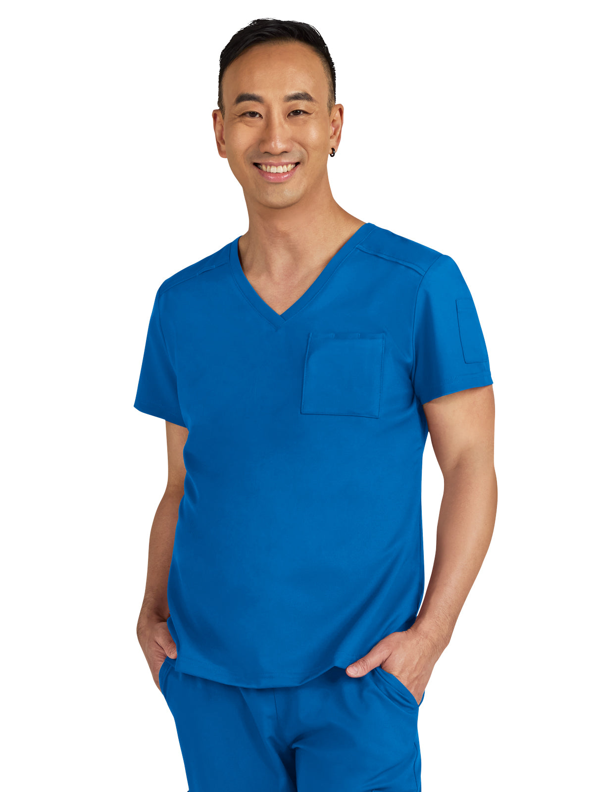 Men's Chest Pocket V-Neck Arthro Top