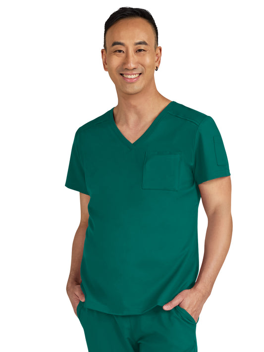 Men's Chest Pocket V-Neck Arthro Top