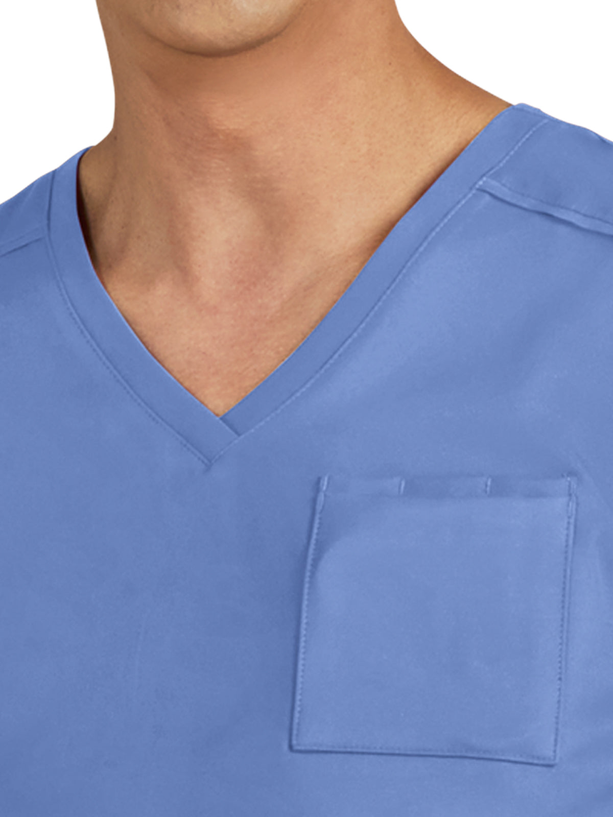 Men's Chest Pocket V-Neck Arthro Scrub Top