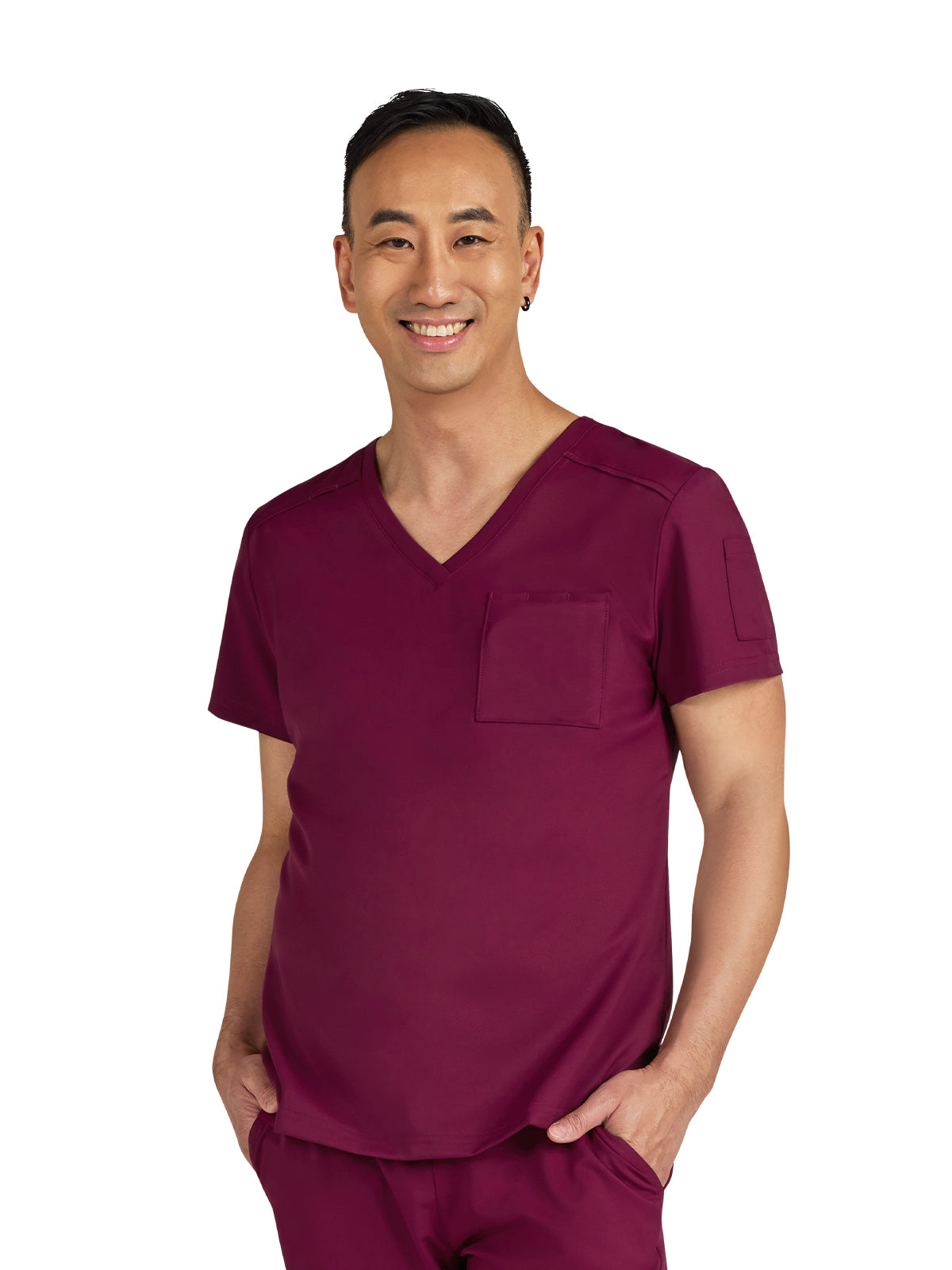 Men's Chest Pocket V-Neck Arthro Top