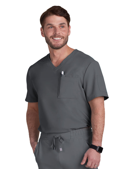 Men's Chest Pocket V-Neck Arthro Top