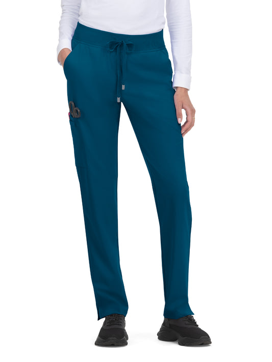 Women's 7-Pocket Drawstring Elastic Waist Atria Pant