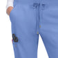 Women's 7-Pocket Drawstring Elastic Waist Atria Scrub Pant