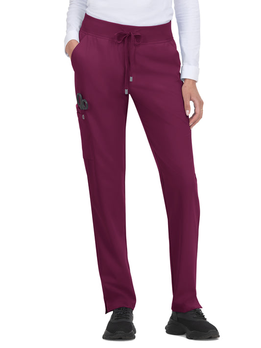 Women's 7-Pocket Drawstring Elastic Waist Atria Pant