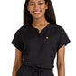 Women's Zipper Neck Ecstatic Scrub Top