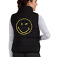 Women's Contrast Lining Delighted Vest - S400 - Black