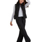Women's Contrast Lining Delighted Vest - S400 - Black