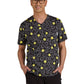 Men's Printed Classic V-Neck Scrub Top