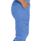 Women's 7-Pocket Mid-Rise Knit Yoga Waist Jogger Scrub Pant