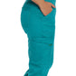 Women's 7-Pocket Mid-Rise Knit Yoga Waist Jogger Scrub Pant