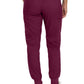 Women's 7-Pocket Mid-Rise Knit Yoga Waist Jogger Scrub Pant