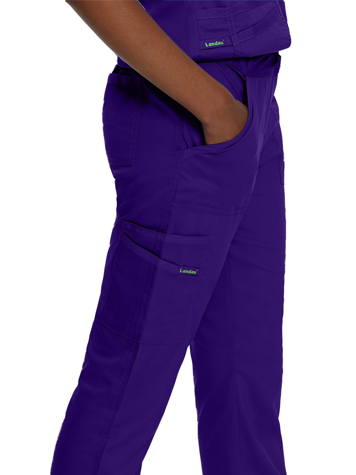 Women's 5-Pocket Straight Leg Cargo Scrub Pant