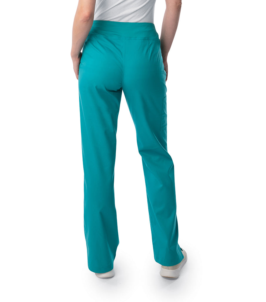 Women's 4-Pocket Straight Leg Yoga Scrub Pant