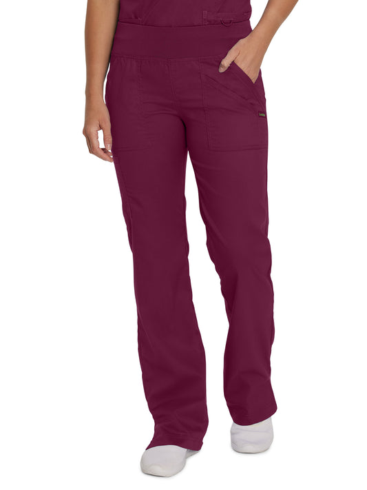 Women's 4-Pocket Straight Leg Yoga Scrub Pant