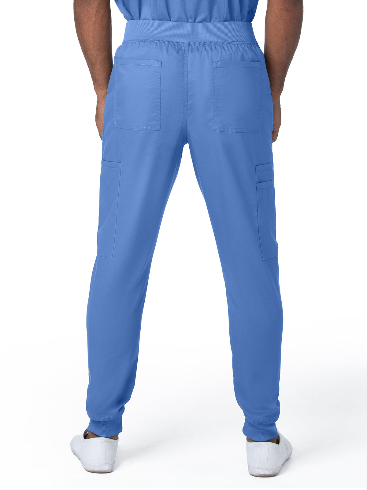 Men's 7-Pocket Zipper Fly Jogger Scrub Pant