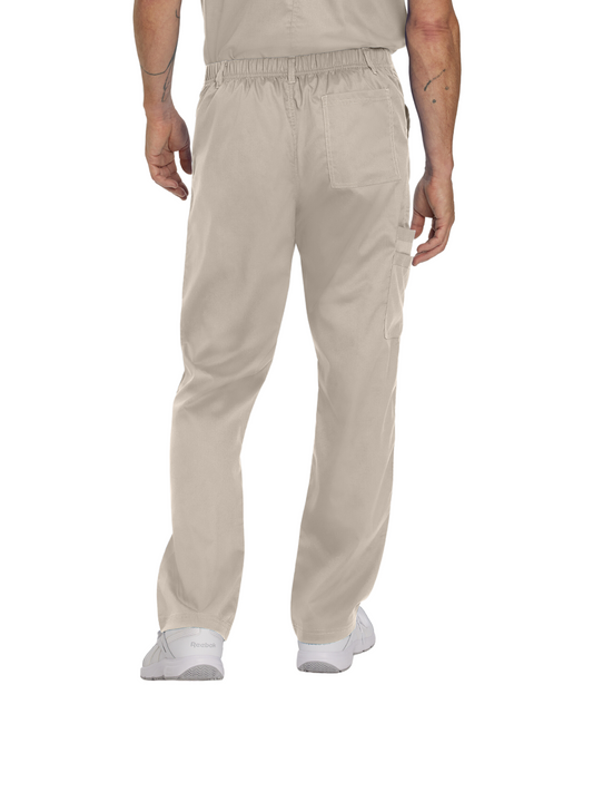 Men's 6-Pocket Straight-Leg Cargo Scrub Pant