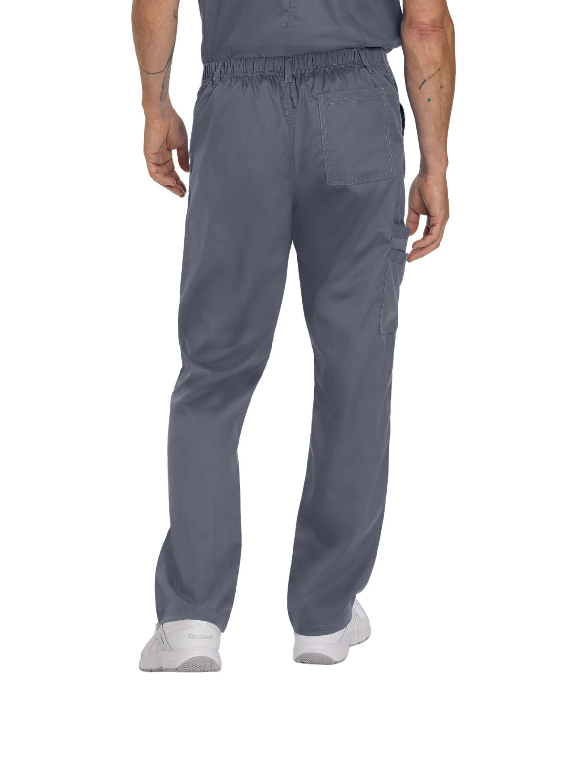 Men's 6-Pocket Straight-Leg Cargo Scrub Pant