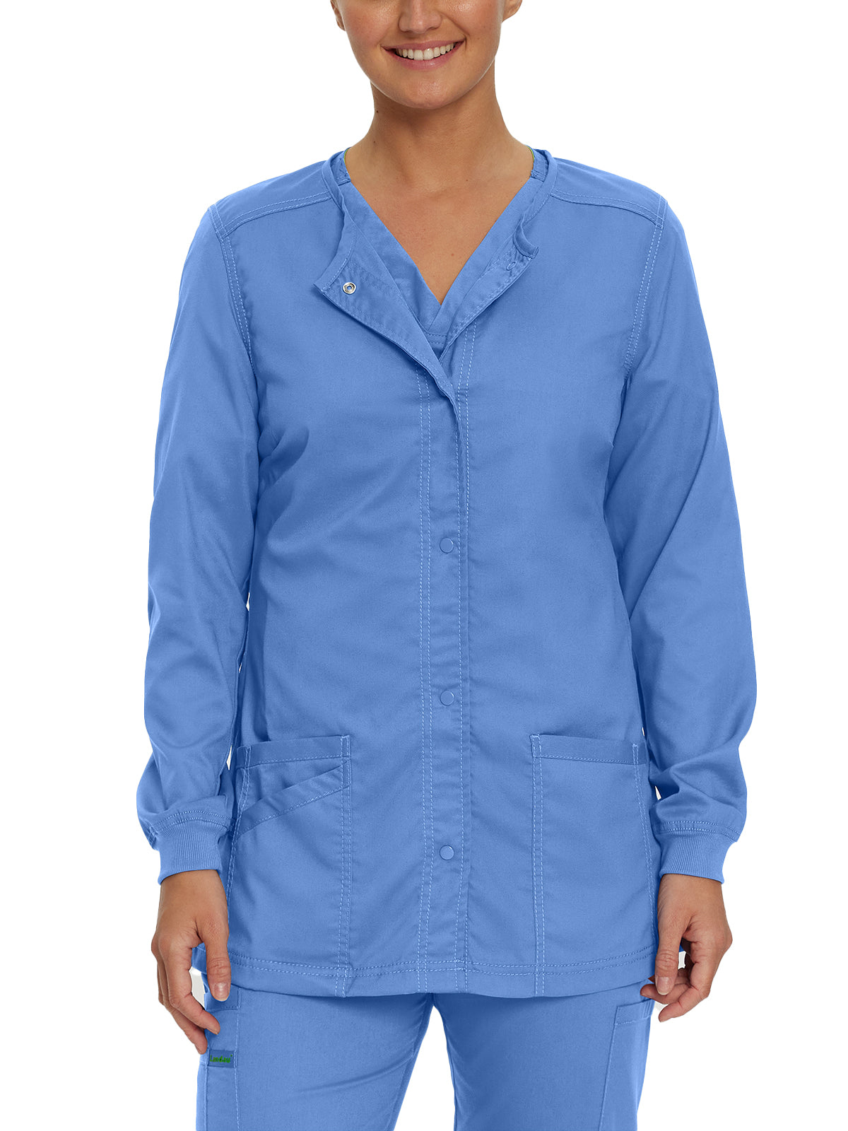 Women's Snap Front Scrub Jacket