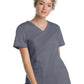 Women's 3-Pocket Mock Wrap Neck Scrub Top