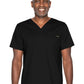 Unisex 2-Pocket Tuckable V-Neck Scrub Top