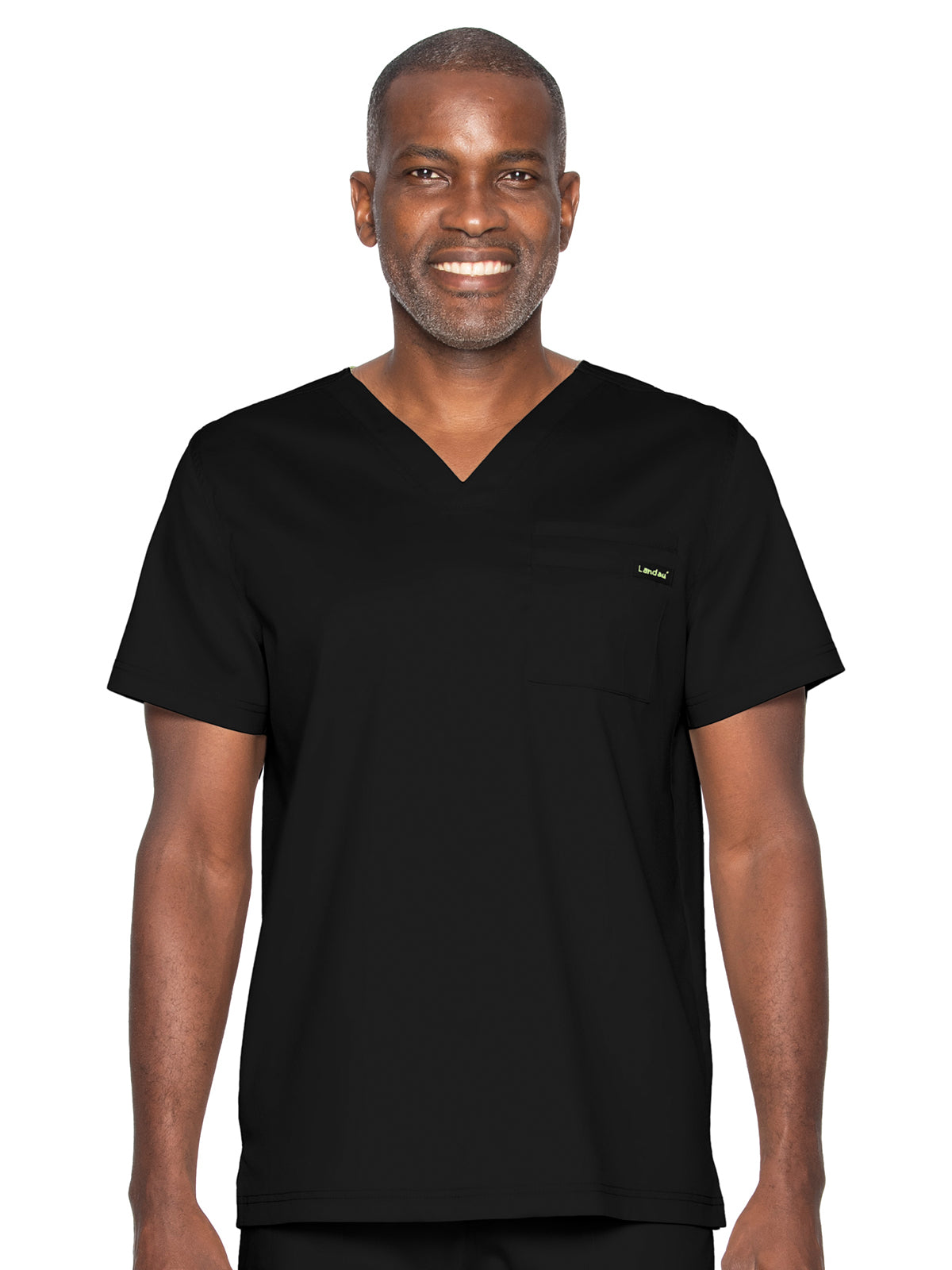 Unisex 2-Pocket Tuckable V-Neck Scrub Top