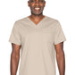 Unisex 2-Pocket Tuckable V-Neck Scrub Top