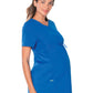 Women's 3-Pocket Adjustable Drawstring Empire Waist V-Neck Maternity Scrub Top