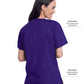 Women's 3-Pocket Clean Back V-Neck Top - 70221 - Grape