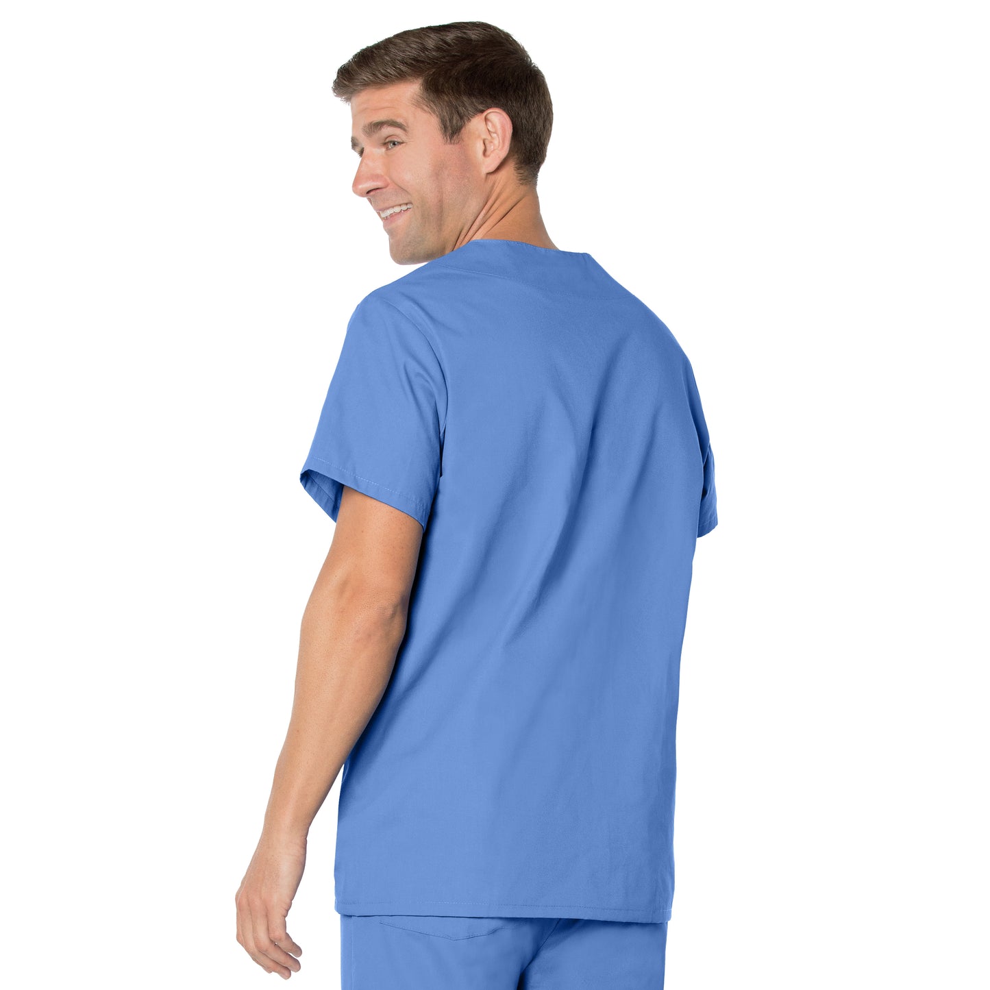 Men's 5-Pocket V-Neck Scrub Top