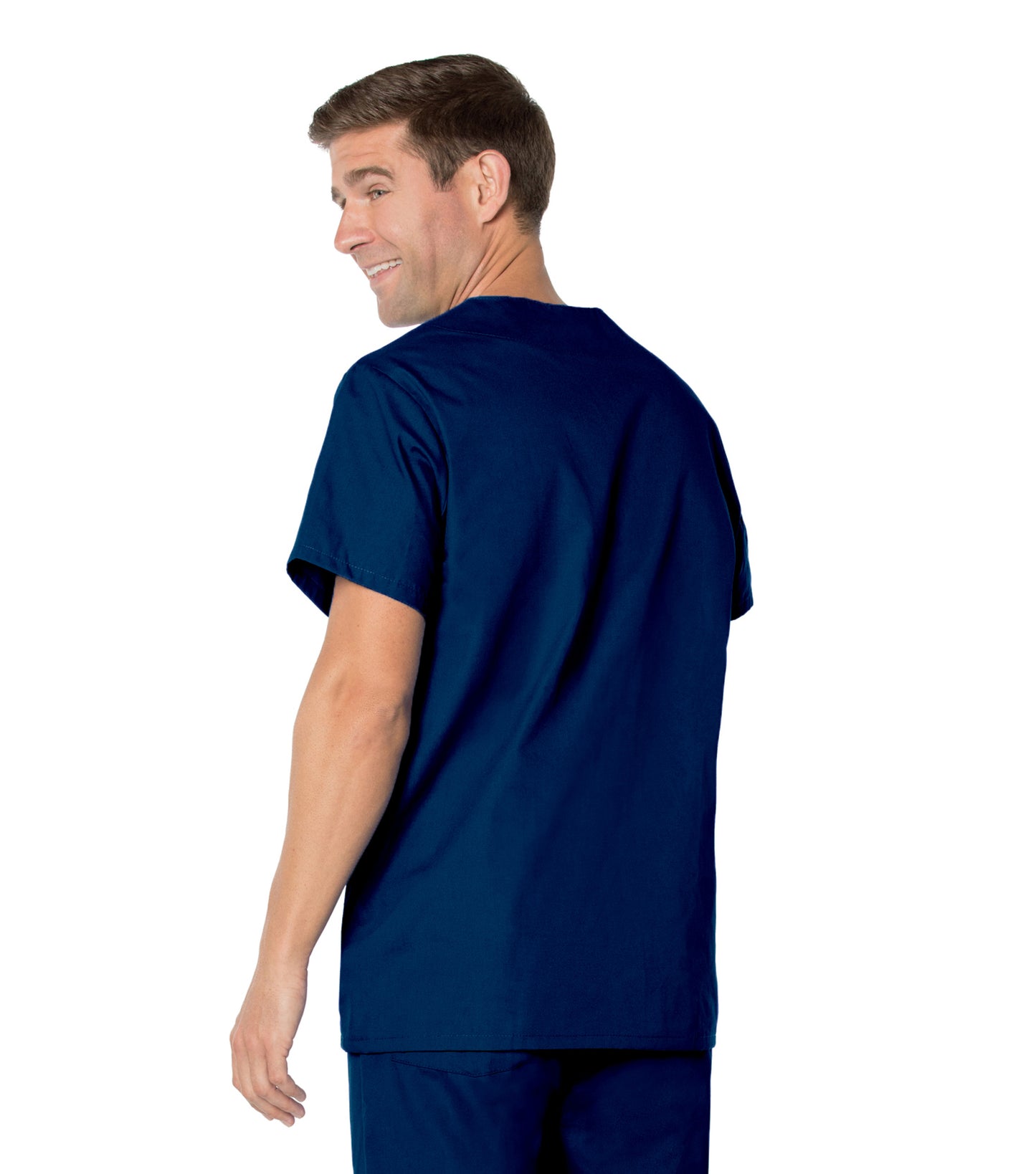 Men's 5-Pocket V-Neck Scrub Top